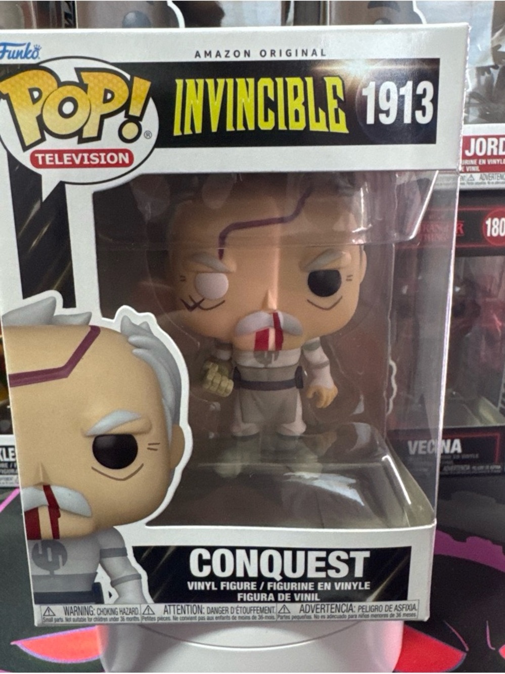 Funko Pop! Invincible Conquest Vinyl Figure - White, Purple, Red